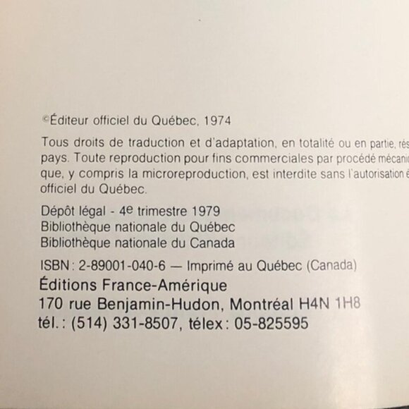 VINTAGE 1974 Petite Flore Forestière du Québec Flora Identification Pocket Book - Picture 7 of 12